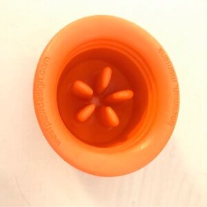 WEST PAW Zogoflex Toppl Dog toy orange small- pre-owned
